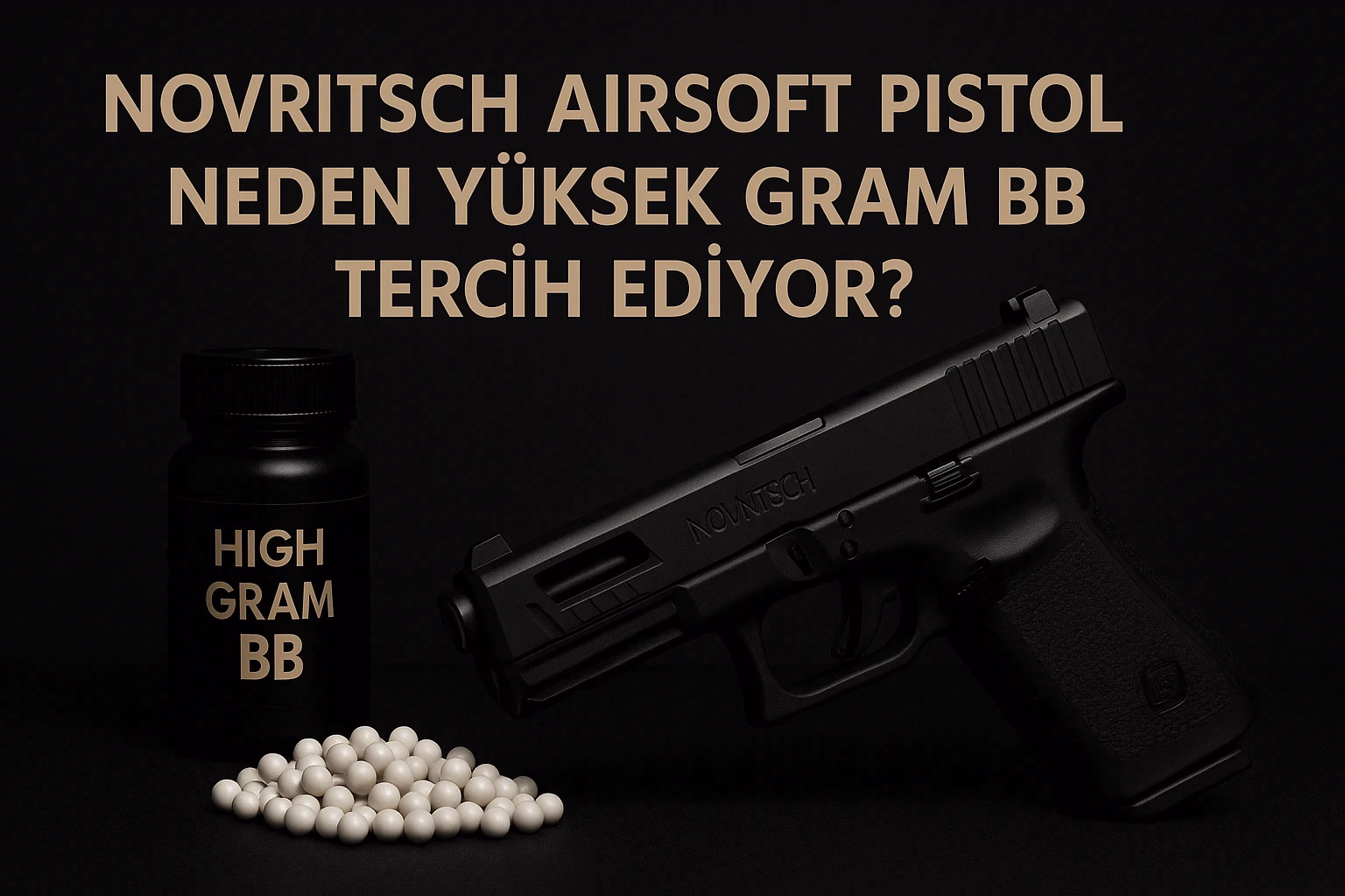 Novritsch Airsoft Pistol İçin Yüksek Gram BB Kullanmanın Avantajları