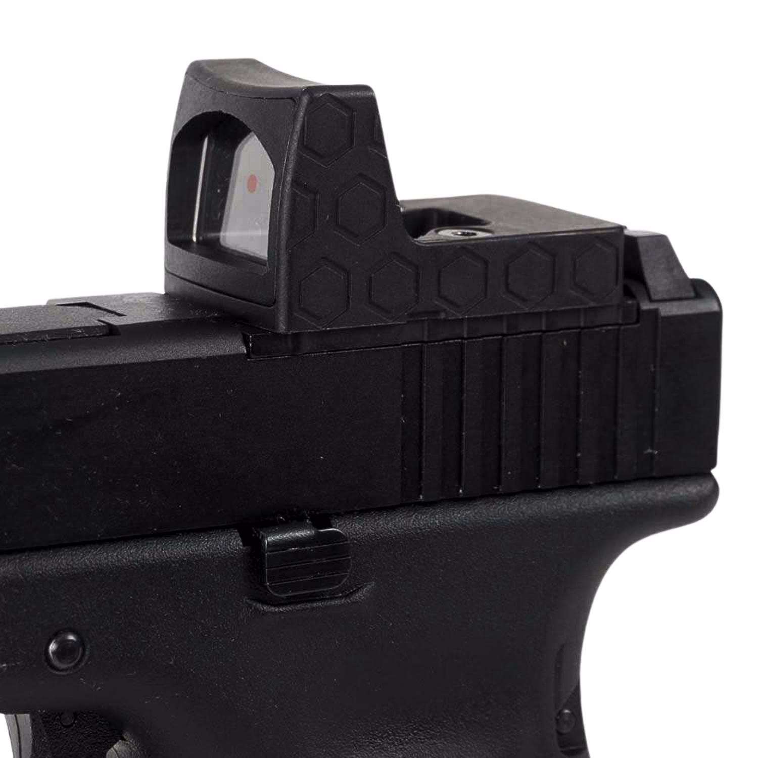 WE Glock G19X Gen5 MOS — RMR Red dot Yuvalı GBB Airsoft Tabanca (Siyah) - Görünüm 3