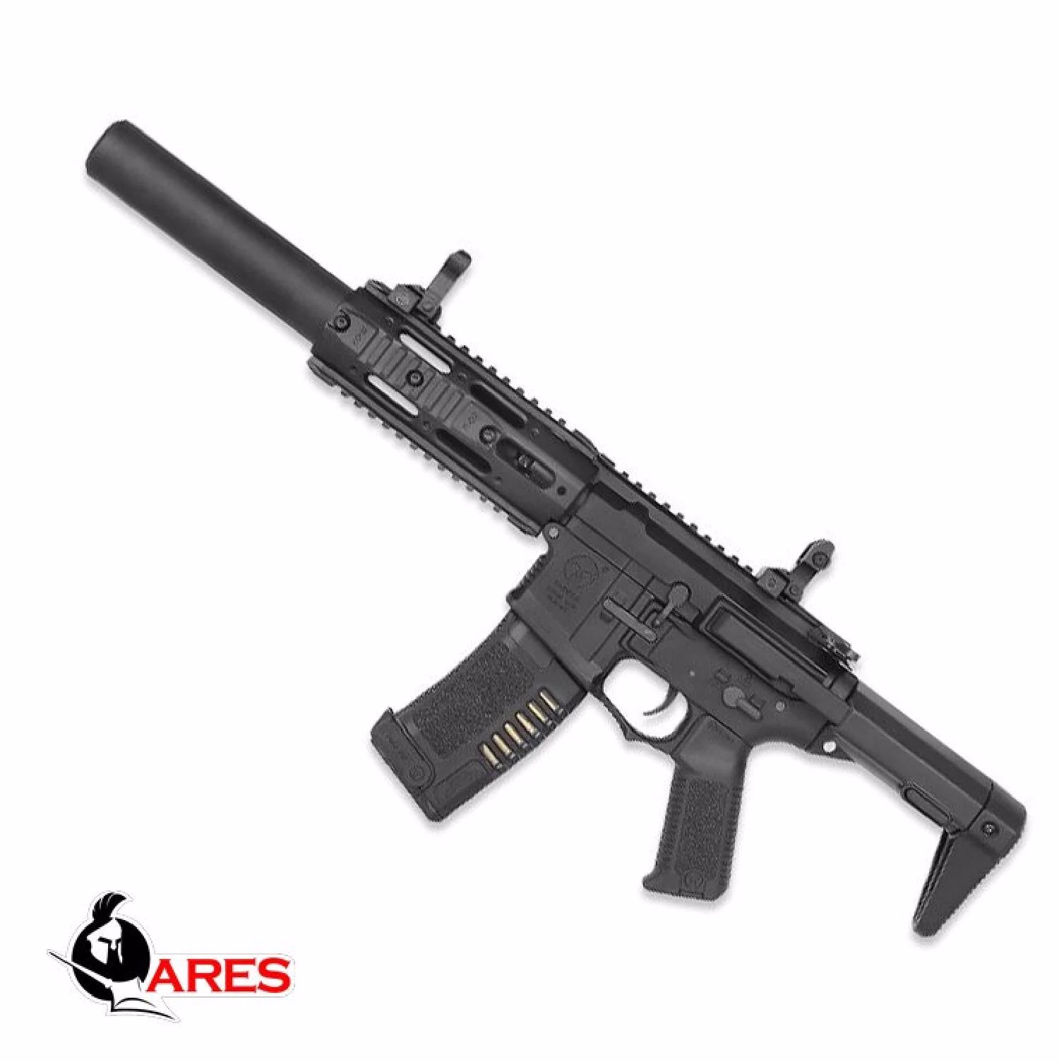 ARES Amoeba Honey Badger SUP EFCS Tetik Siyah AEG Airsoft Tüfek - Görünüm 2