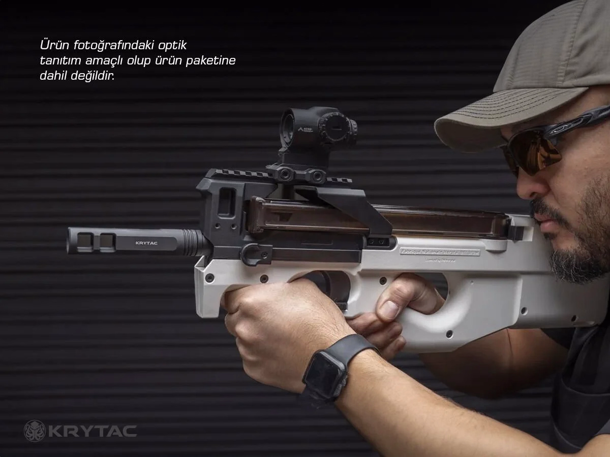 KRYTAC P90 SMG: Alpine CUSTOM BUNDLE SET Airsoft Tüfek - Görünüm 4