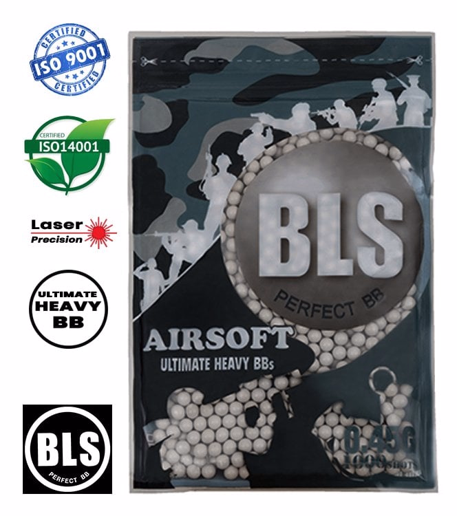 BLS PRECISION 0.45G ULTIMATE HEAVY AIRSOFT BB - 1000 ADET