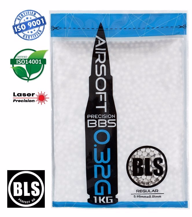 BLS PRECISION 0.32G AIRSOFT BB- 1KG - 3100Adet