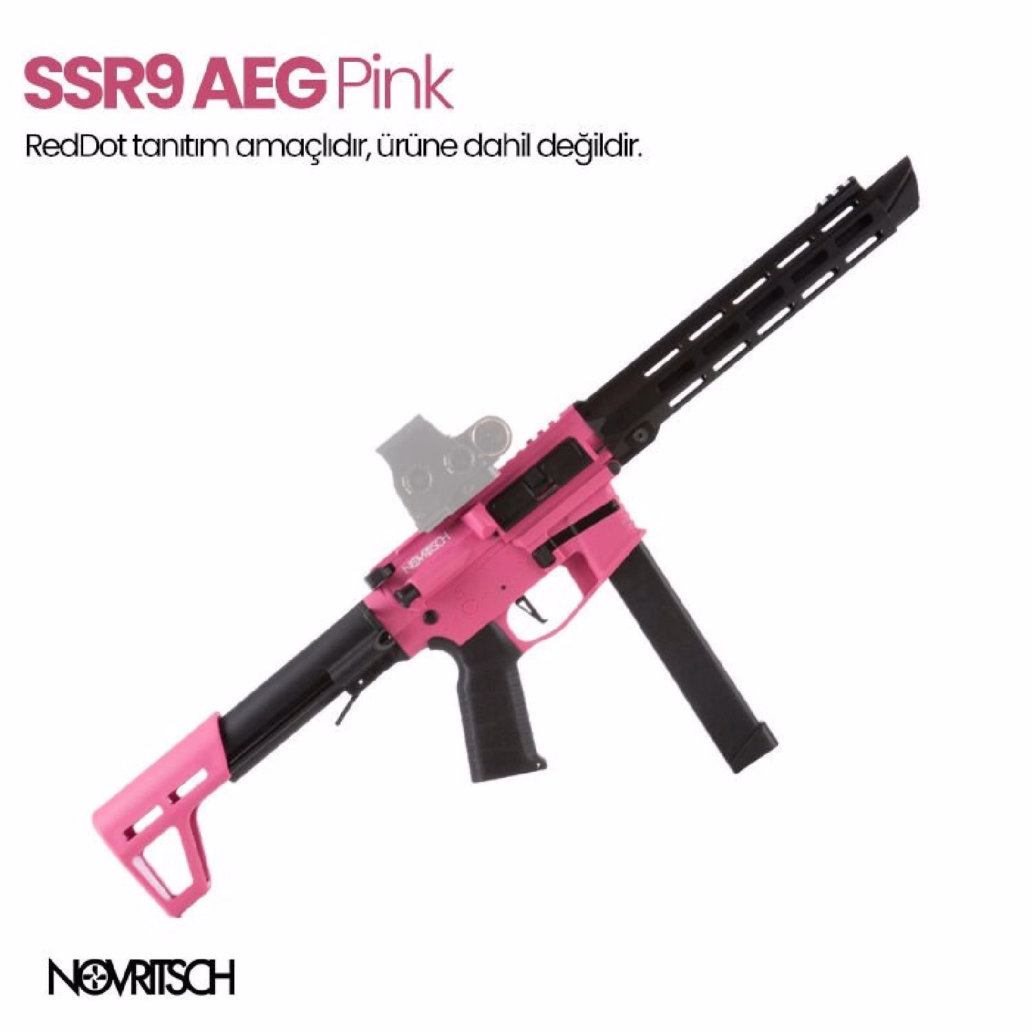 Novritsch SSR9 Pink AEG Airsoft Tüfek