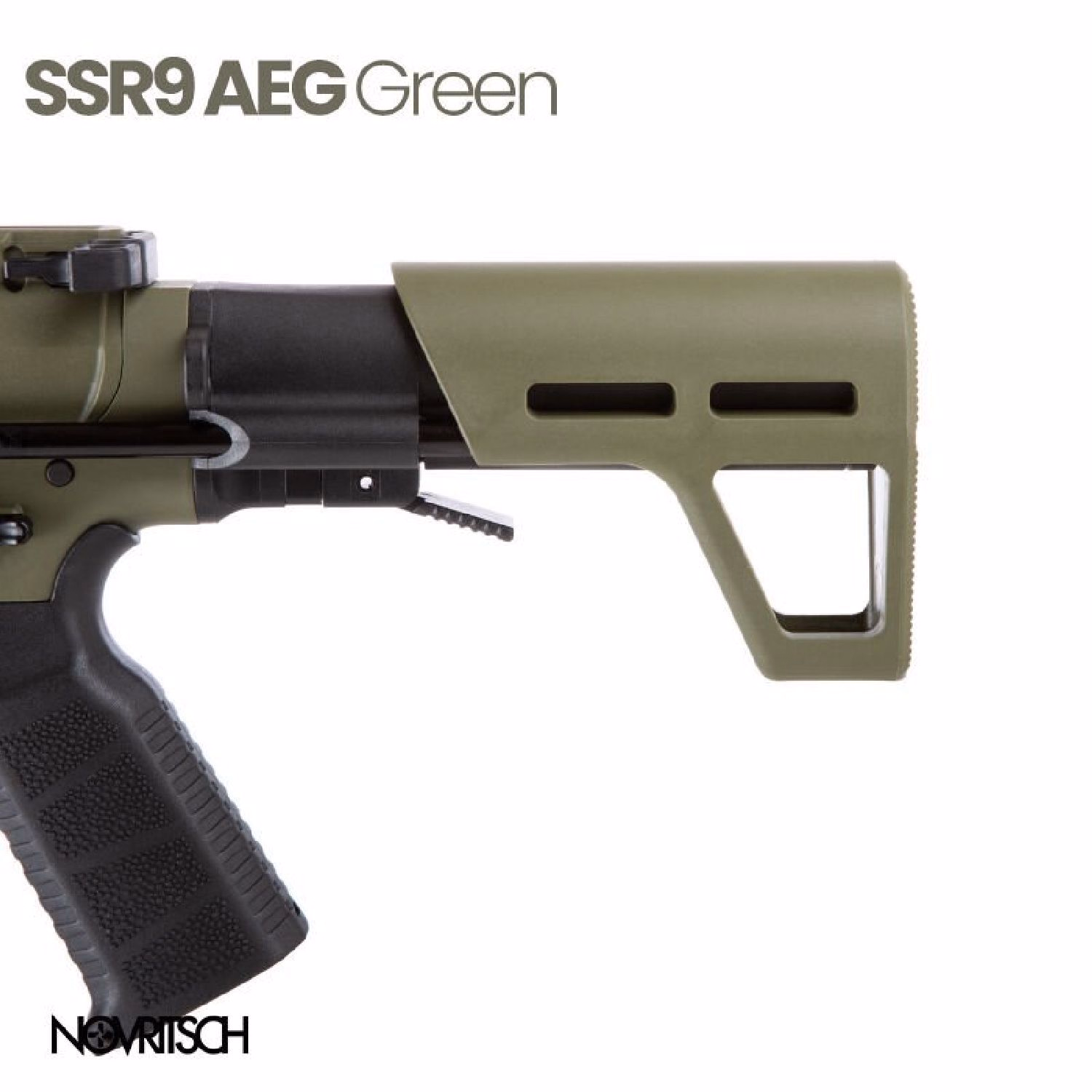 Novritsch SSR9 Green AEG Airsoft Tüfek - Görünüm 4