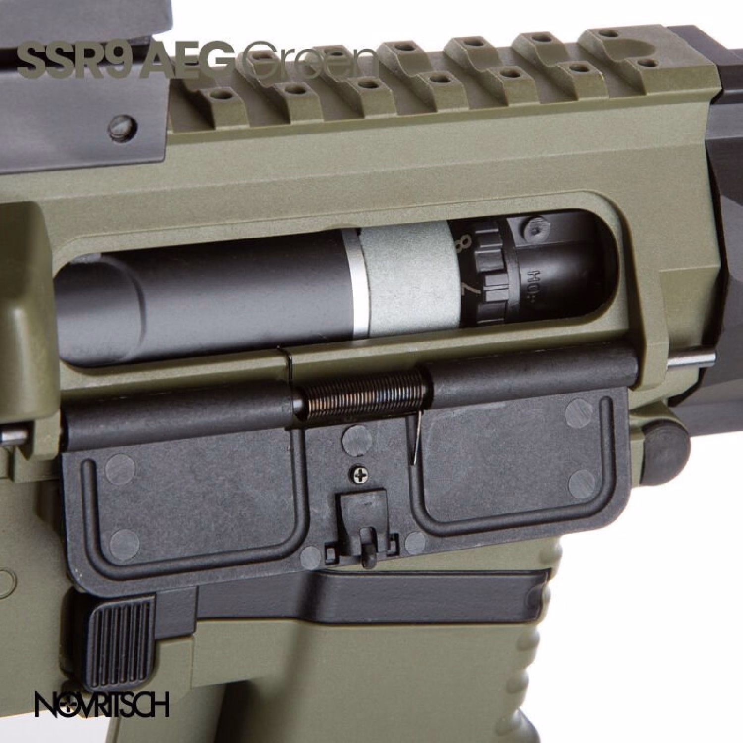 Novritsch SSR9 Green AEG Airsoft Tüfek - Görünüm 8