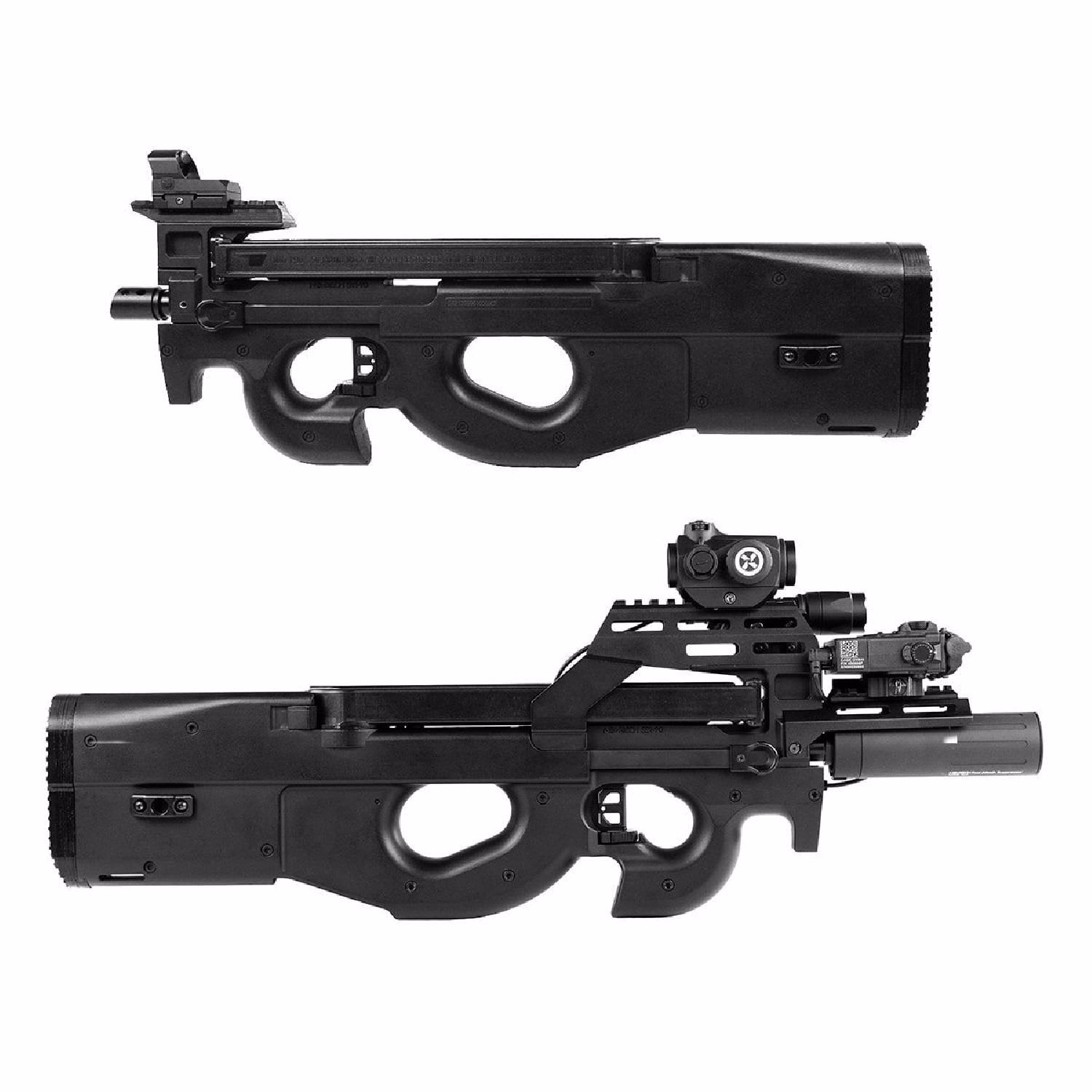 Novritsch SSR90 SMG Siyah P90 AEG Airsoft Tüfek - Görünüm 2