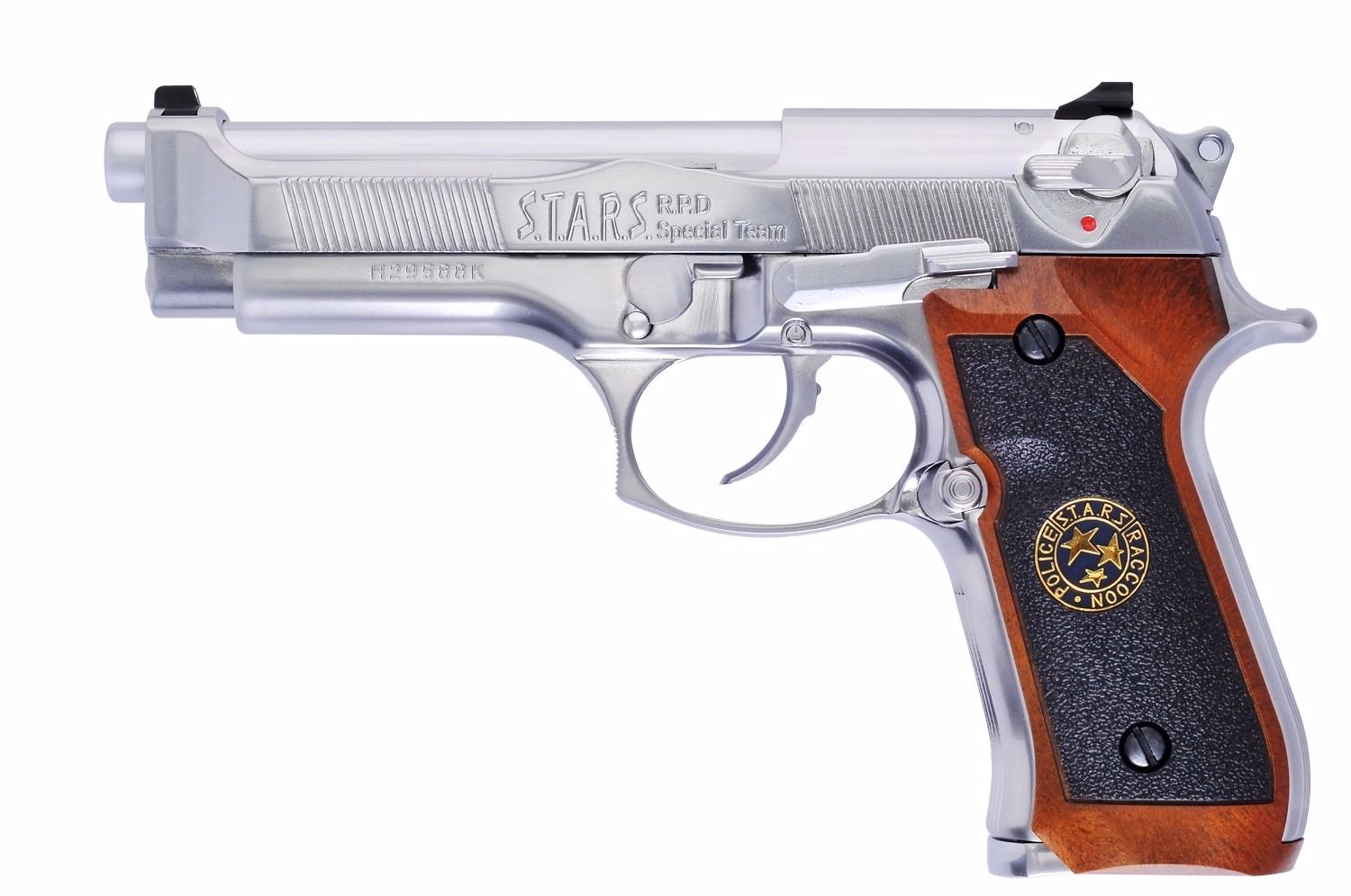 Samurai Edge M9 Airsoft GBB Tabanca- SILVER Gümüş - Görünüm 3