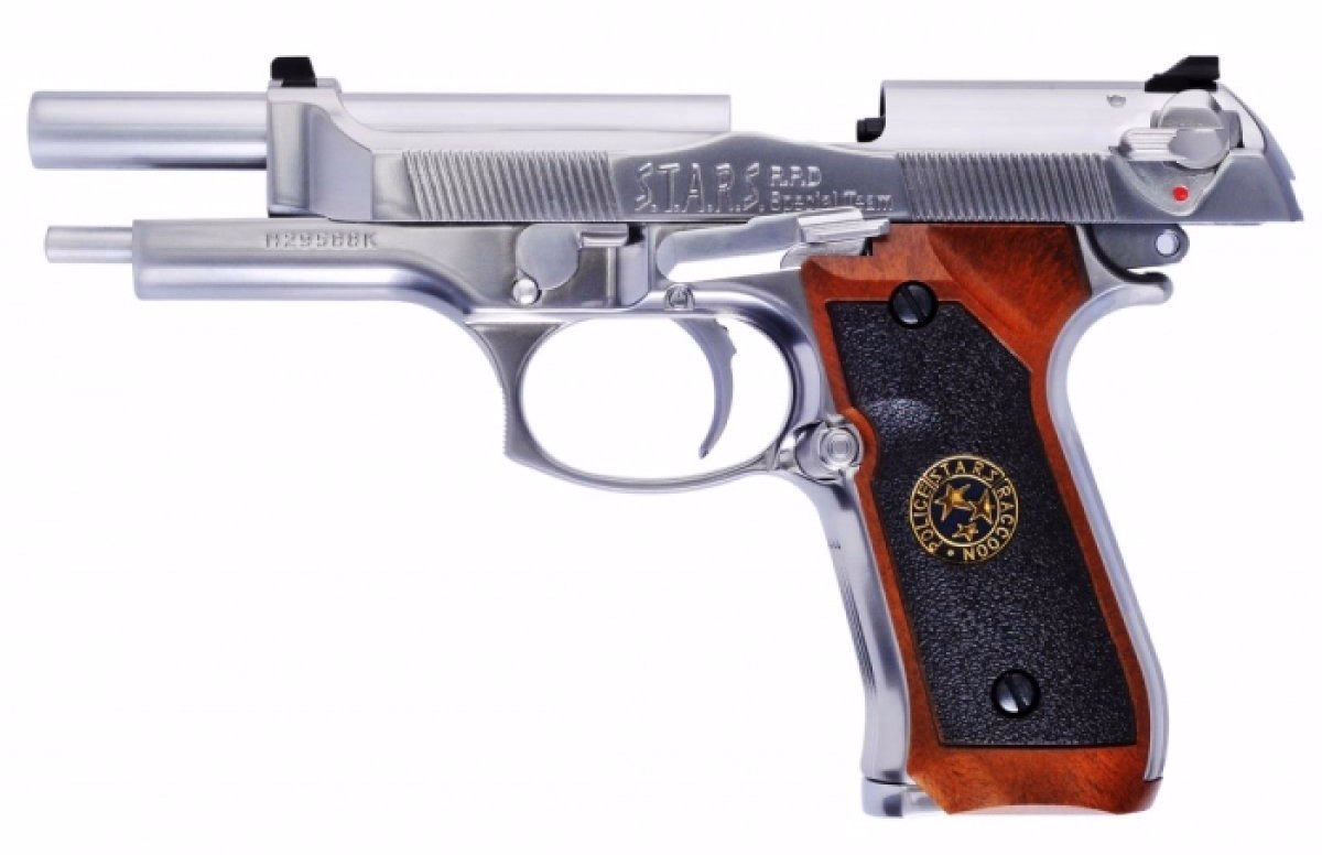 Samurai Edge M9 Airsoft GBB Tabanca- SILVER Gümüş - Görünüm 4