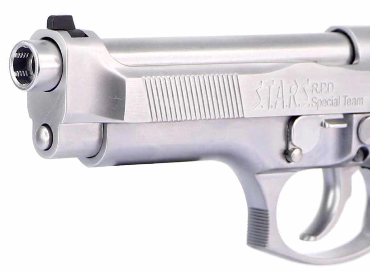 Samurai Edge M9 Airsoft GBB Tabanca- SILVER Gümüş - Görünüm 5