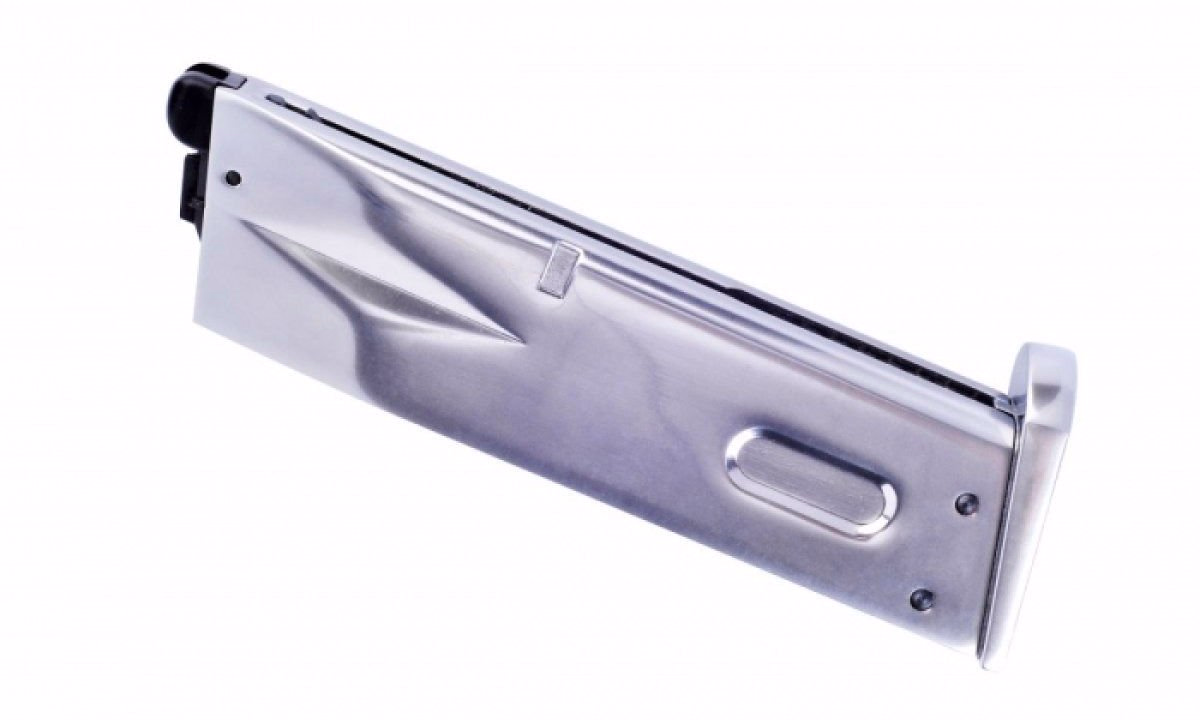 Samurai Edge M9 Airsoft GBB Tabanca- SILVER Gümüş - Görünüm 6