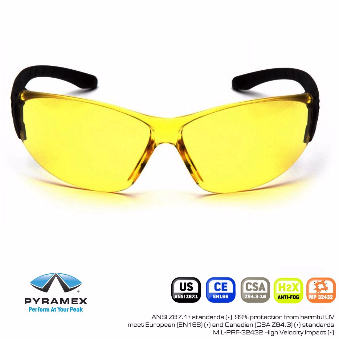 PYRAMEX TRULOCK SARI ANTI-FOG HI-IMPACT GÖZLÜK - Görünüm 2