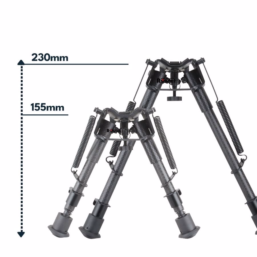Vector Optics Karbon-Fiber Ekstra Hafif Ayarlanır Bipod Ayak - Görünüm 3