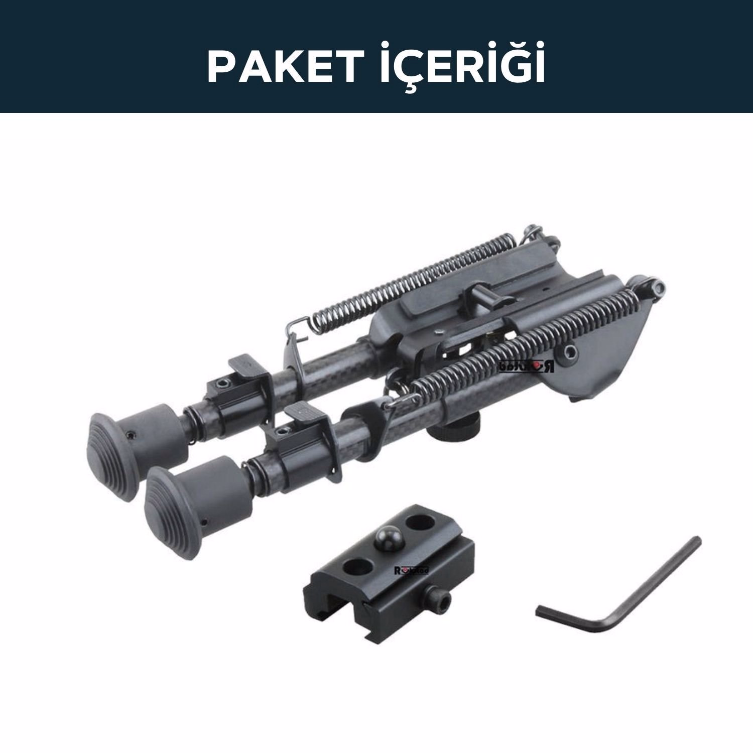Vector Optics Karbon-Fiber Ekstra Hafif Ayarlanır Bipod Ayak - Görünüm 4