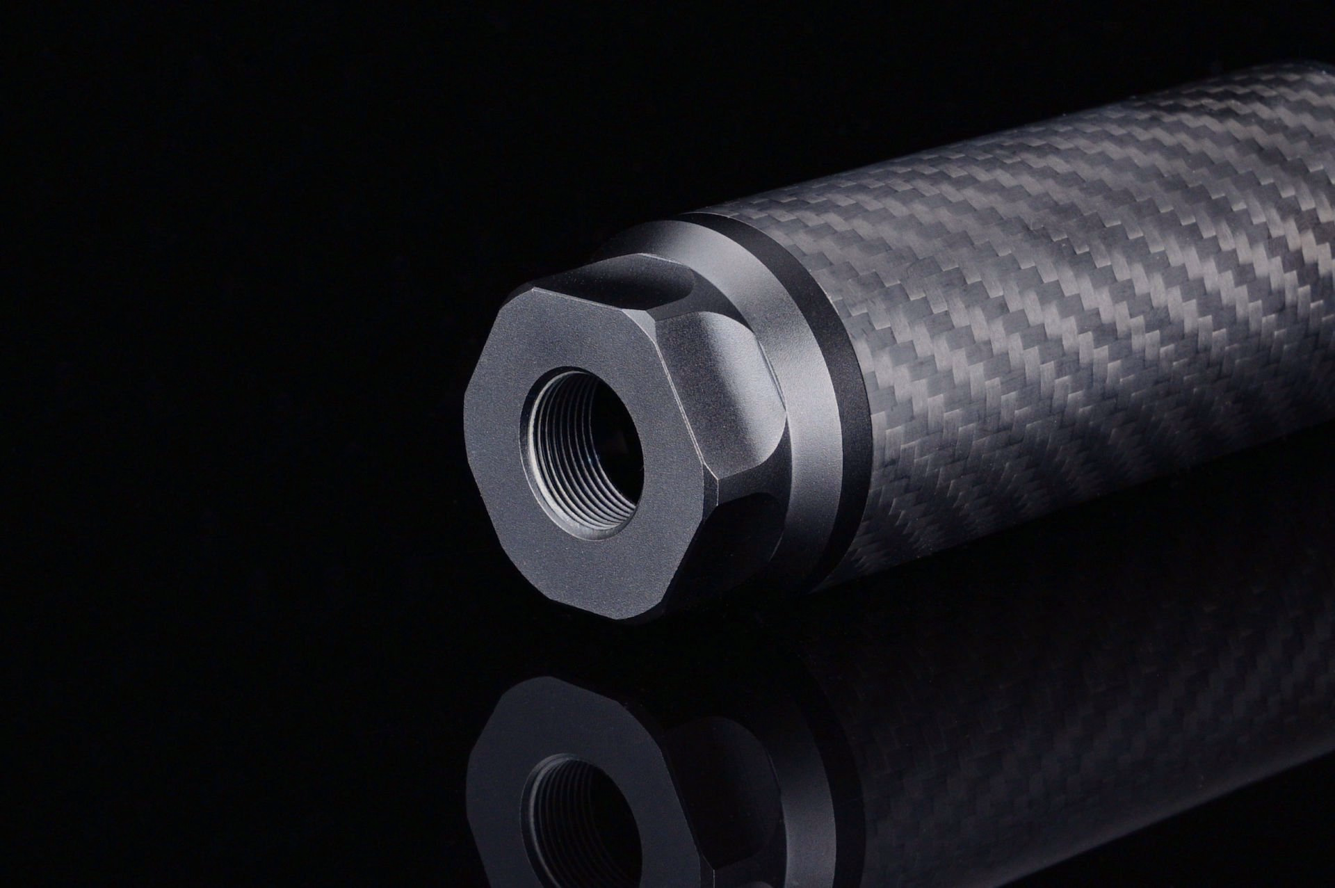 Silverback Airsoft Carbon Susturucu, Orta 16mm CW - Görünüm 2
