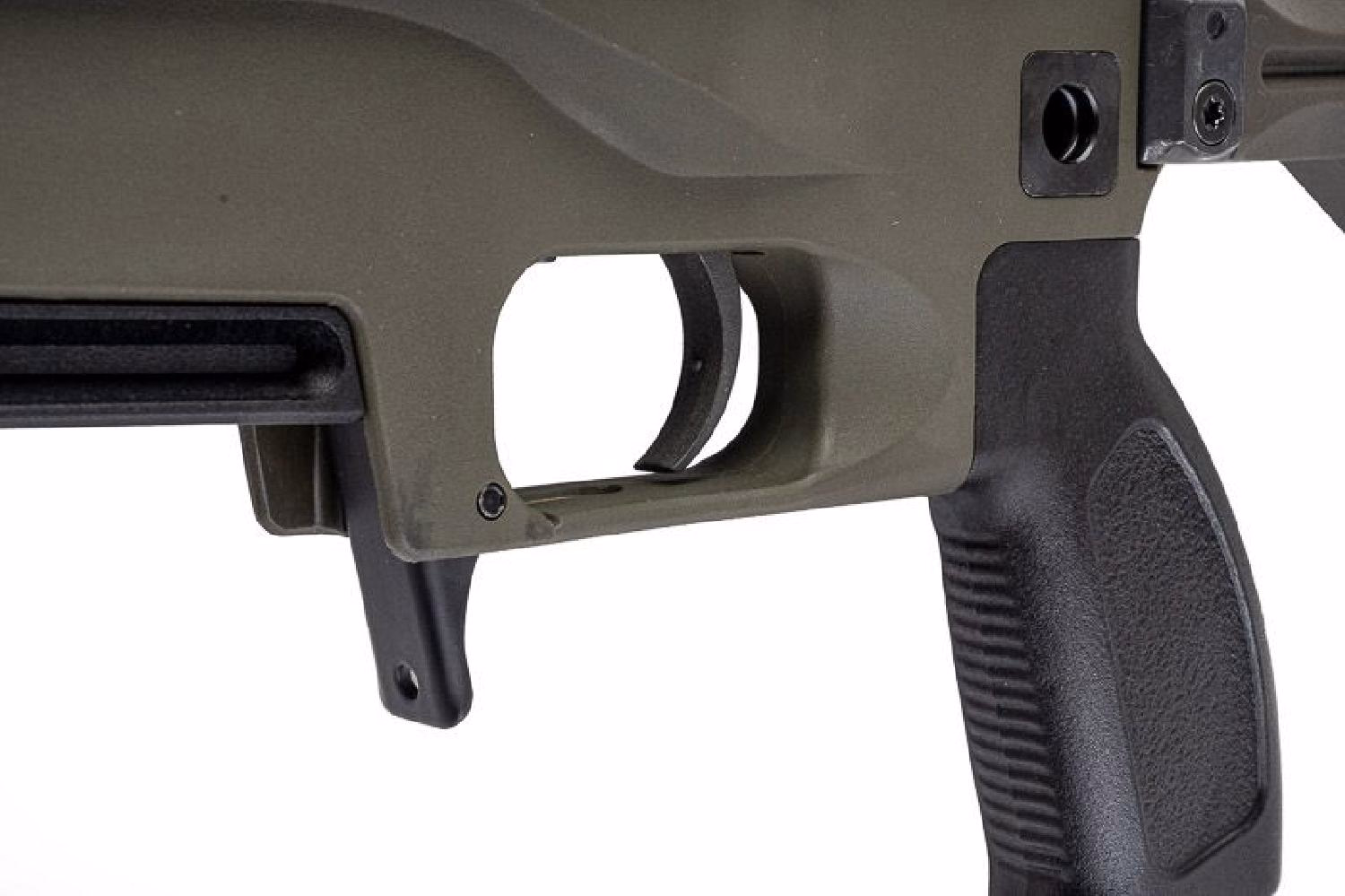 Silverback TAC 41 LS Lite Sport Version Chassis & Katlanır Dipçik Airsoft Bolt Action Tüfek Yeşil (OD) - Görünüm 5