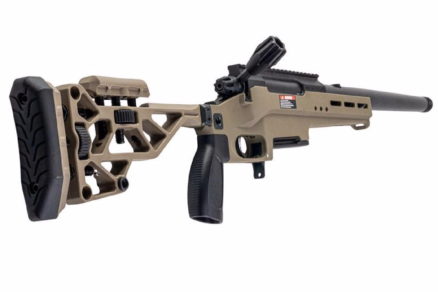 Silverback TAC 41 LS Lite Sport Version Chassis & Katlanır Dipçik Airsoft Bolt Action Tüfek (FDE) - Görünüm 4