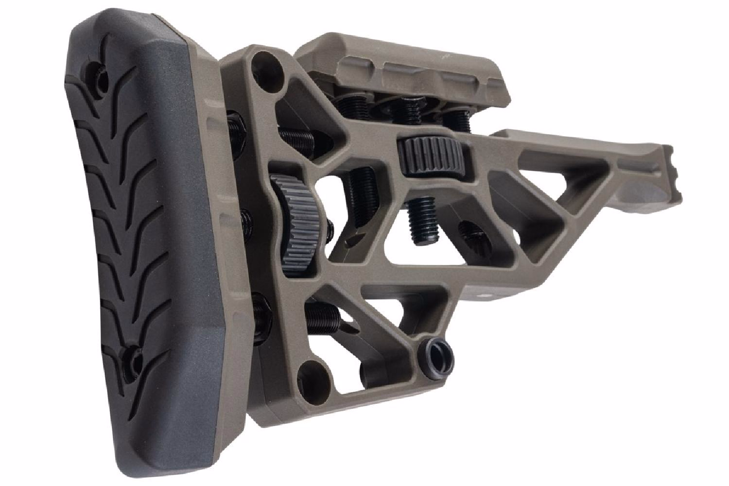 Silverback TAC-41 Katlanır Picatinny Polimer Dipçik Ayarlanabilir Haki- SBA-STK-44OD