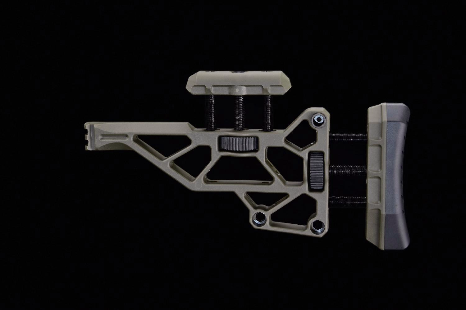 Silverback TAC-41 Katlanır Picatinny Polimer Dipçik Ayarlanabilir Haki- SBA-STK-44OD - Görünüm 5