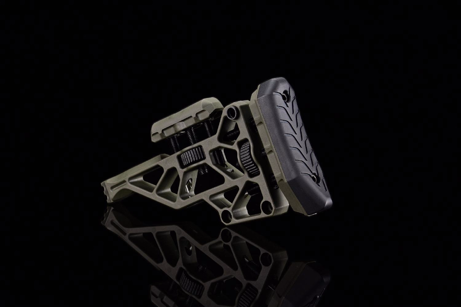 Silverback TAC-41 Katlanır Picatinny Polimer Dipçik Ayarlanabilir Haki- SBA-STK-44OD - Görünüm 6