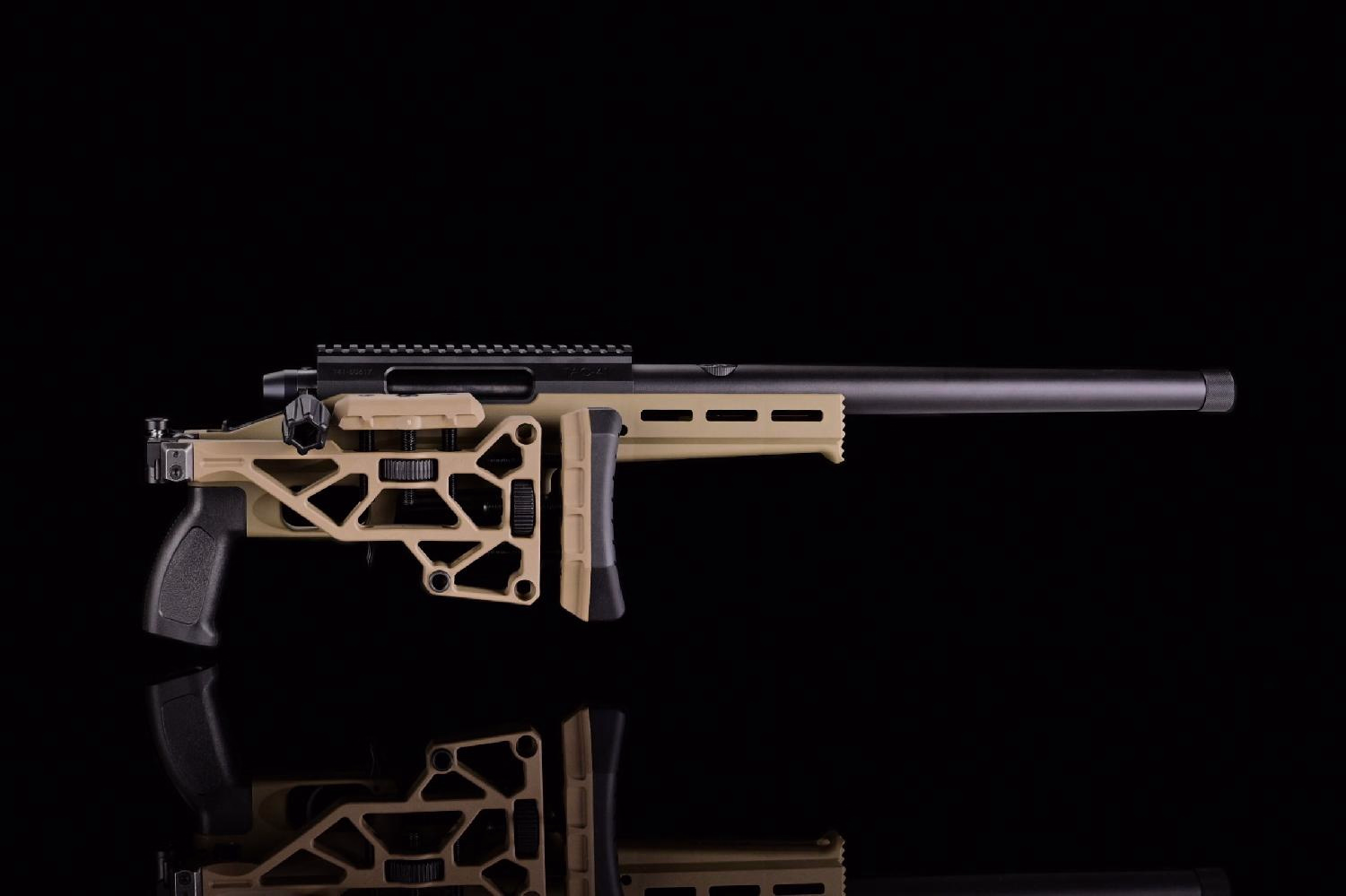 Silverback TAC-41 Katlanır Picatinny Polimer Dipçik Ayarlanabilir Çöl- SBA-STK-44FDE - Görünüm 5