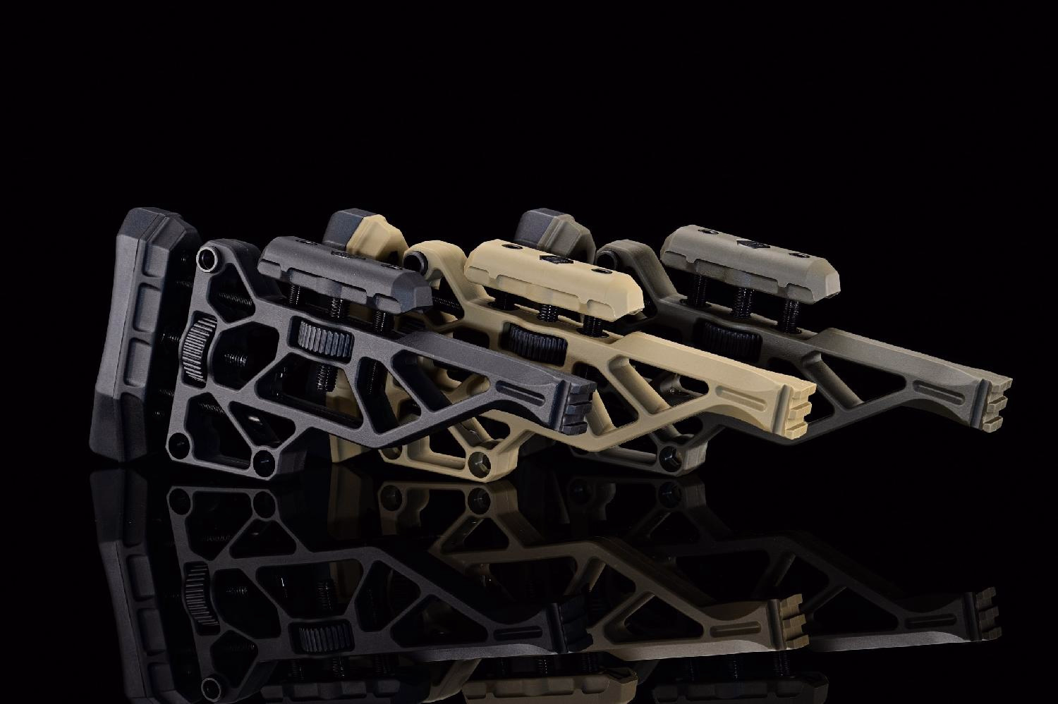 Silverback TAC-41 Katlanır Picatinny Polimer Dipçik Ayarlanabilir Siyah - SBA-STK-44BK - Görünüm 8
