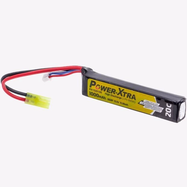 Power Xtra 11.1V Li-Po Pil 1000mAh 20C Single Stick - Görünüm 3