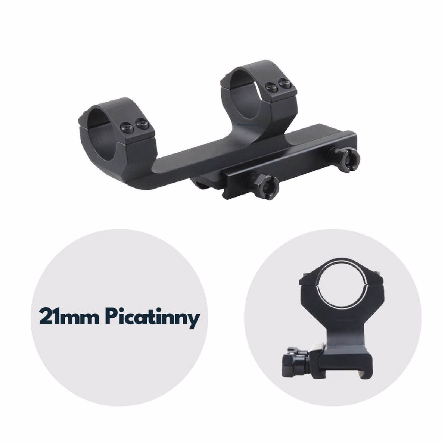 Vector Optics 25.4mm 1'''' Tüp Tek Parça Picatinny Montaj Ayağı - SCTM-63