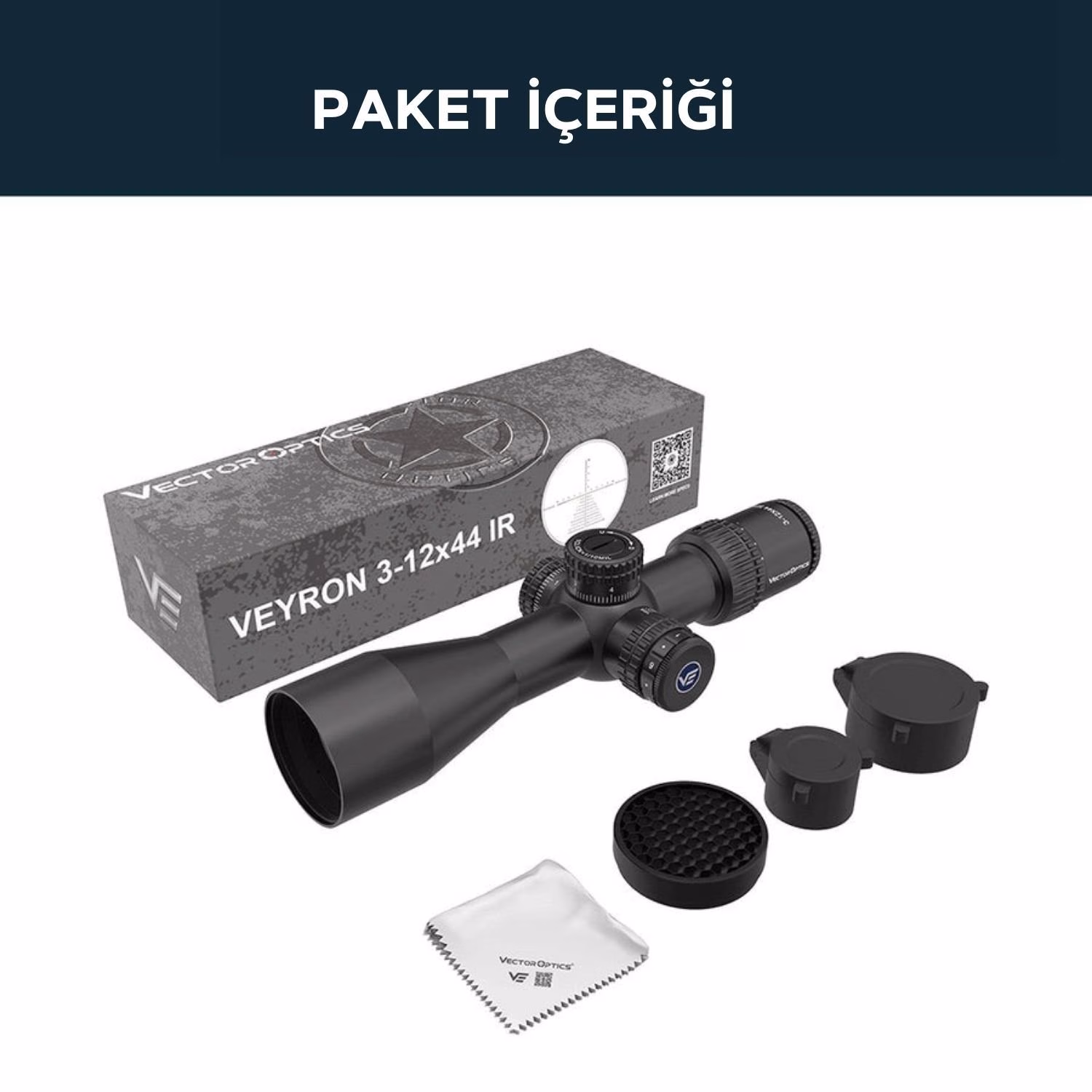 Vector Optics Veyron 10x44 SFP Tüfek Dürbünü SCOM-41 - Görünüm 4