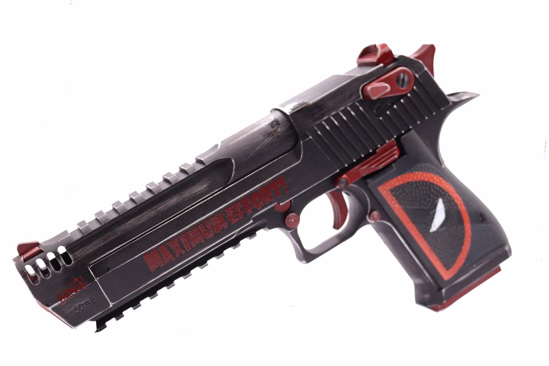 Deadpool x Magnum Research Inc. Desert Eagle 50AE GBBP RAIL AIRSOFT TABANCA - Görünüm 2
