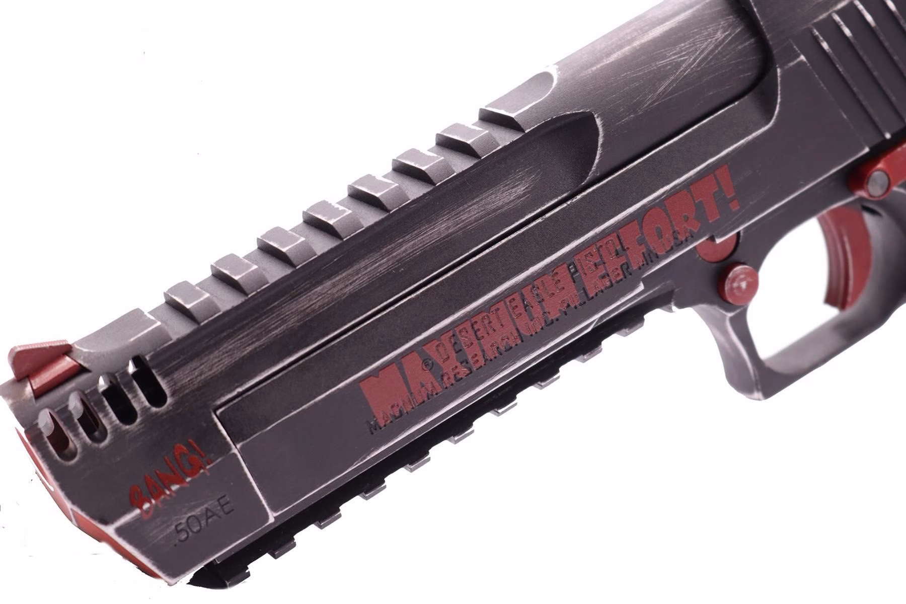 Deadpool x Magnum Research Inc. Desert Eagle 50AE GBBP RAIL AIRSOFT TABANCA - Görünüm 3