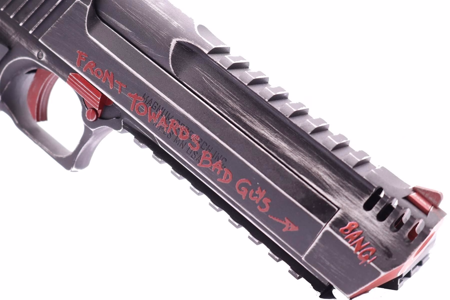 Deadpool x Magnum Research Inc. Desert Eagle 50AE GBBP RAIL AIRSOFT TABANCA - Görünüm 4