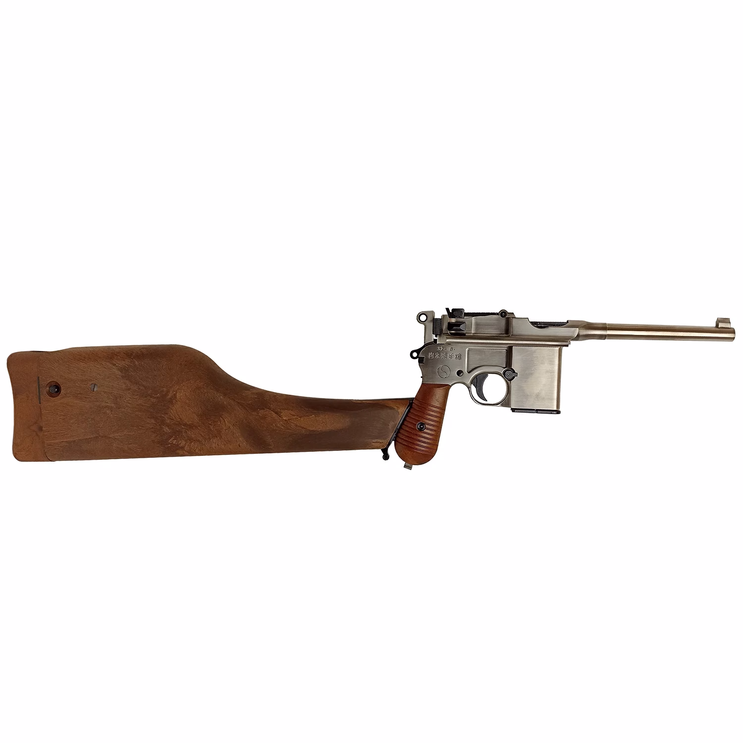 WE Mauser M712 Marking SILVER GBB Airsoft Tabanca - Görünüm 3