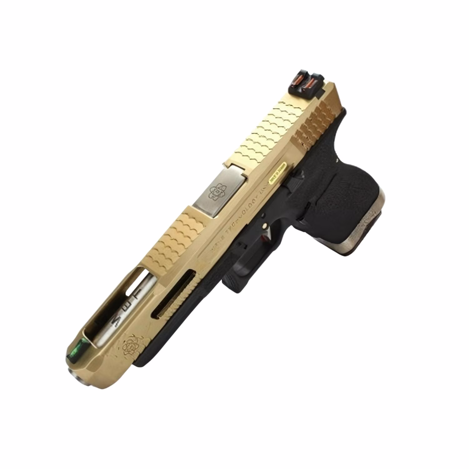 WE GLOCK G34 TITANIUM GOLD GBB AIRSOFT TABANCA (WE-G008WET-TG) - Görünüm 2