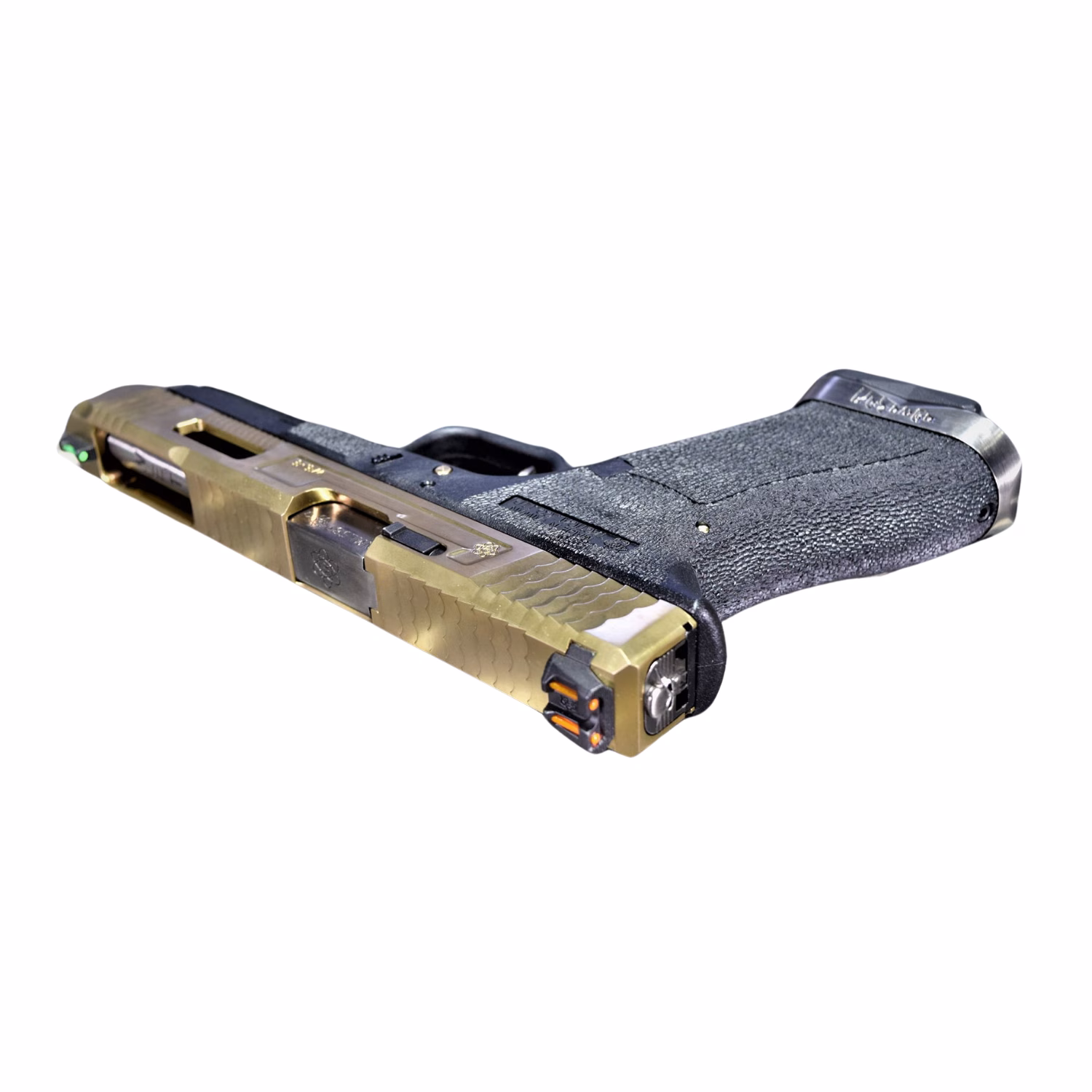 WE GLOCK G34 TITANIUM GOLD GBB AIRSOFT TABANCA (WE-G008WET-TG) - Görünüm 3