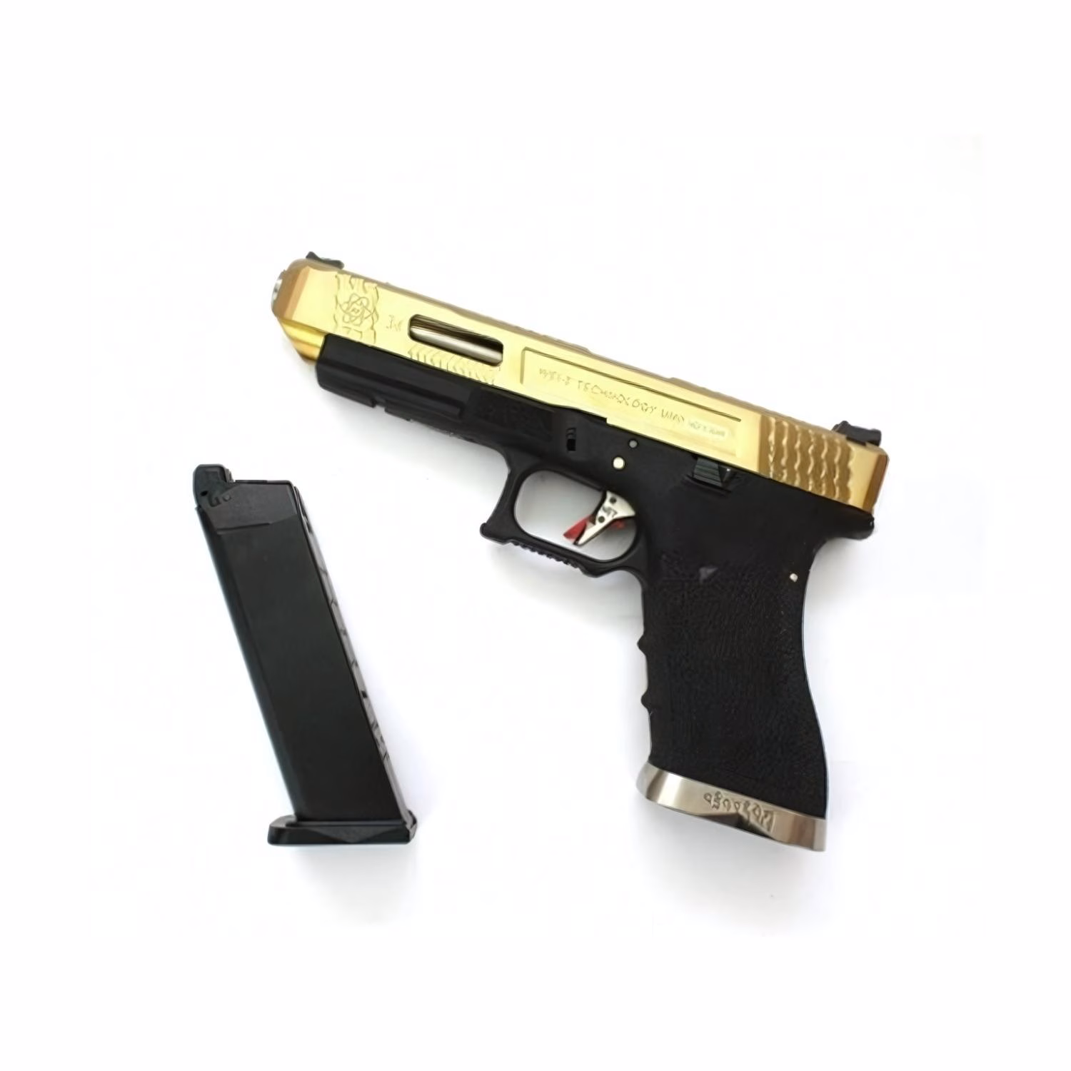 WE GLOCK G34 TITANIUM GOLD GBB AIRSOFT TABANCA (WE-G008WET-TG) - Görünüm 5