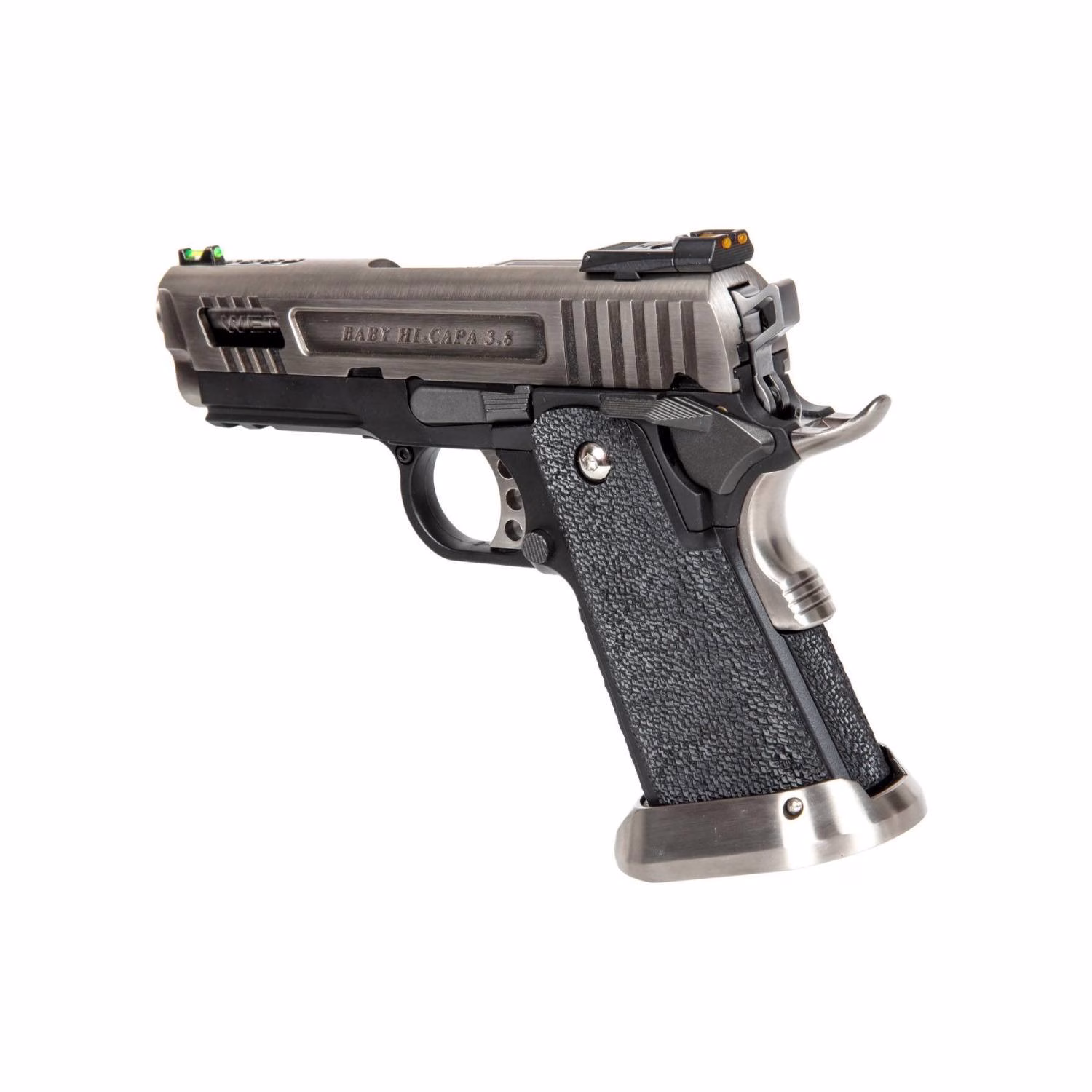 WE Hi Capa 3.8 SILVER FullAUTO Airsoft Tabanca Brontosaurus (WE-H008WET-2) - Görünüm 3