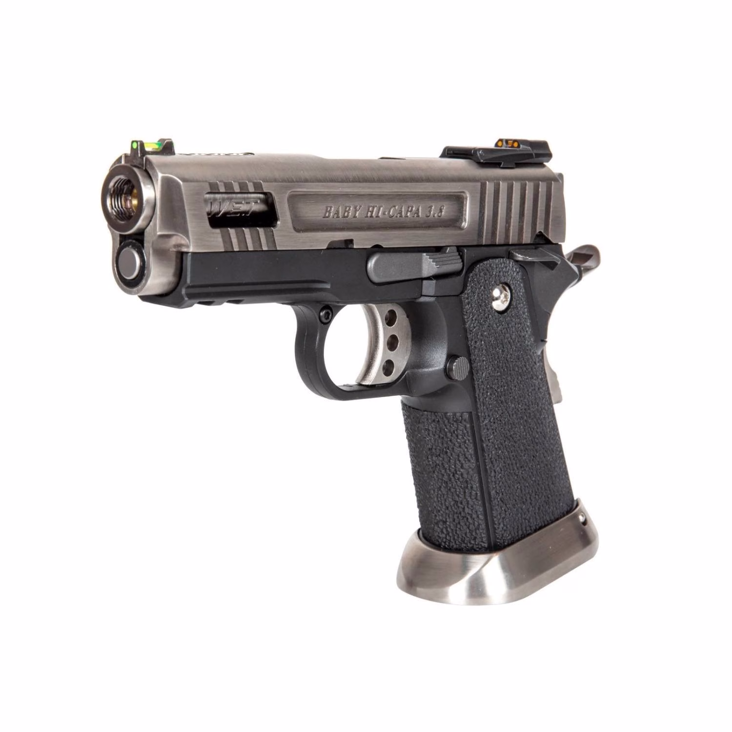 WE Hi Capa 3.8 SILVER FullAUTO Airsoft Tabanca Brontosaurus (WE-H008WET-2) - Görünüm 4