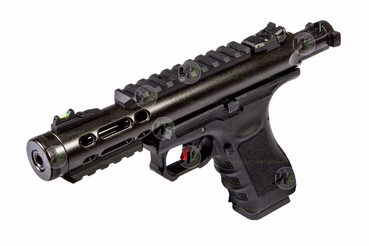 WE GALAXY BK Glock/Ruger Hybrid Black GBB Airsoft Tabanca - Görünüm 3