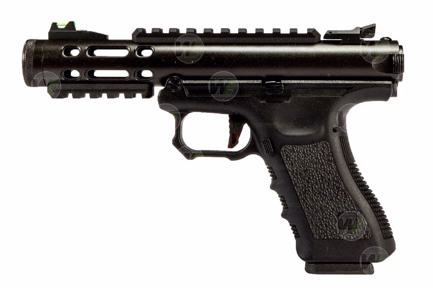 WE GALAXY BK Glock/Ruger Hybrid Black GBB Airsoft Tabanca - Görünüm 4