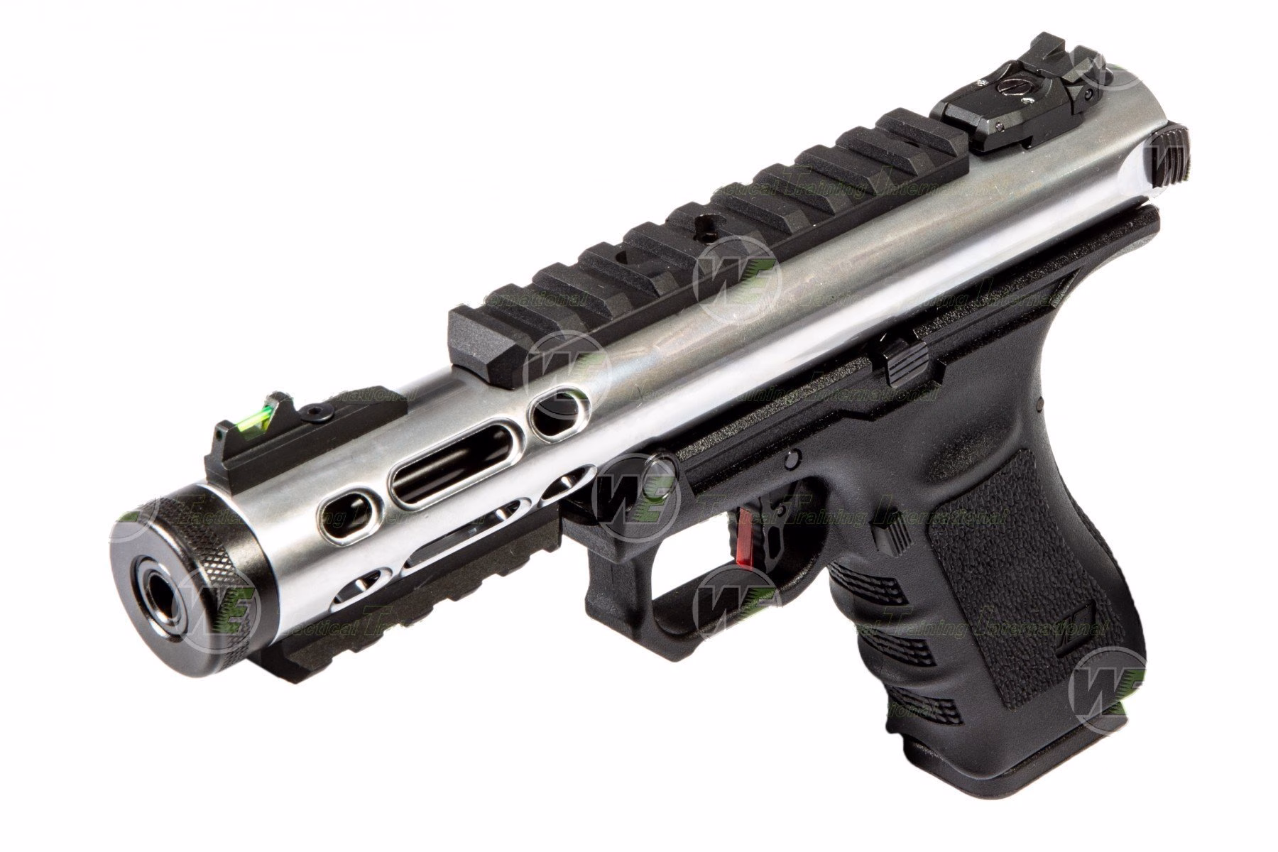WE GALAXY SV Glock/Ruger HYBRID GBB Airsoft Tabanca SILVER - Görünüm 2