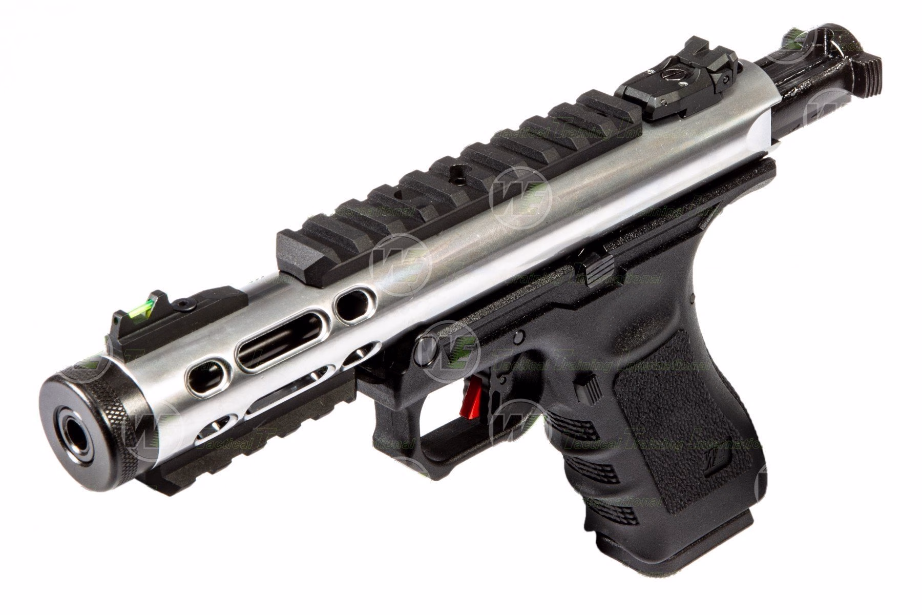 WE GALAXY SV Glock/Ruger HYBRID GBB Airsoft Tabanca SILVER - Görünüm 3