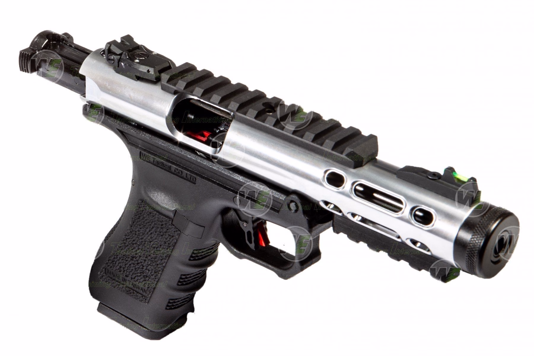 WE GALAXY SV Glock/Ruger HYBRID GBB Airsoft Tabanca SILVER - Görünüm 6