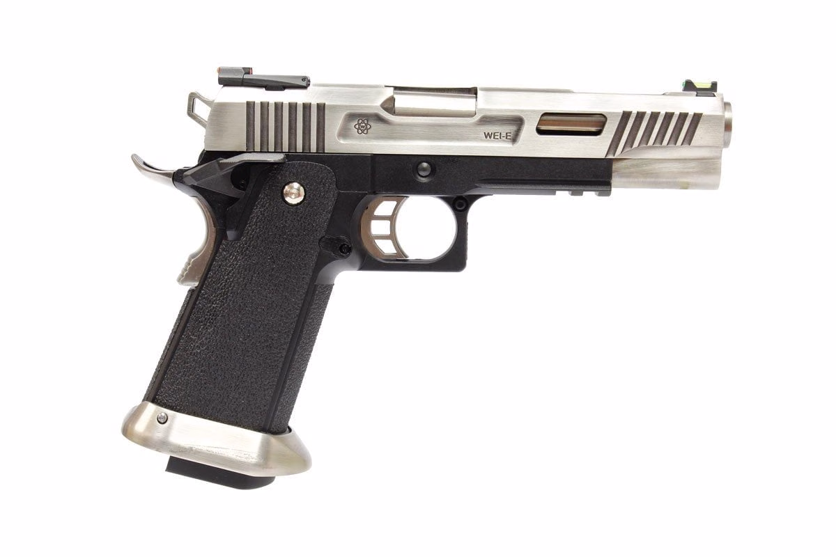 WE Hi-Capa Force 5.1 SV - GBB FULL METAL Airsoft Tabanca Silver TREX