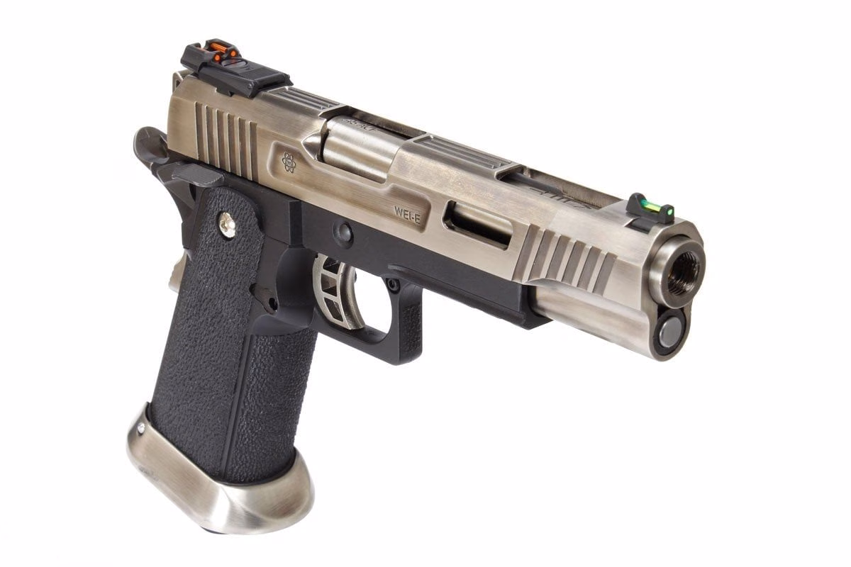 WE Hi-Capa Force 5.1 SV - GBB FULL METAL Airsoft Tabanca Silver TREX - Görünüm 3