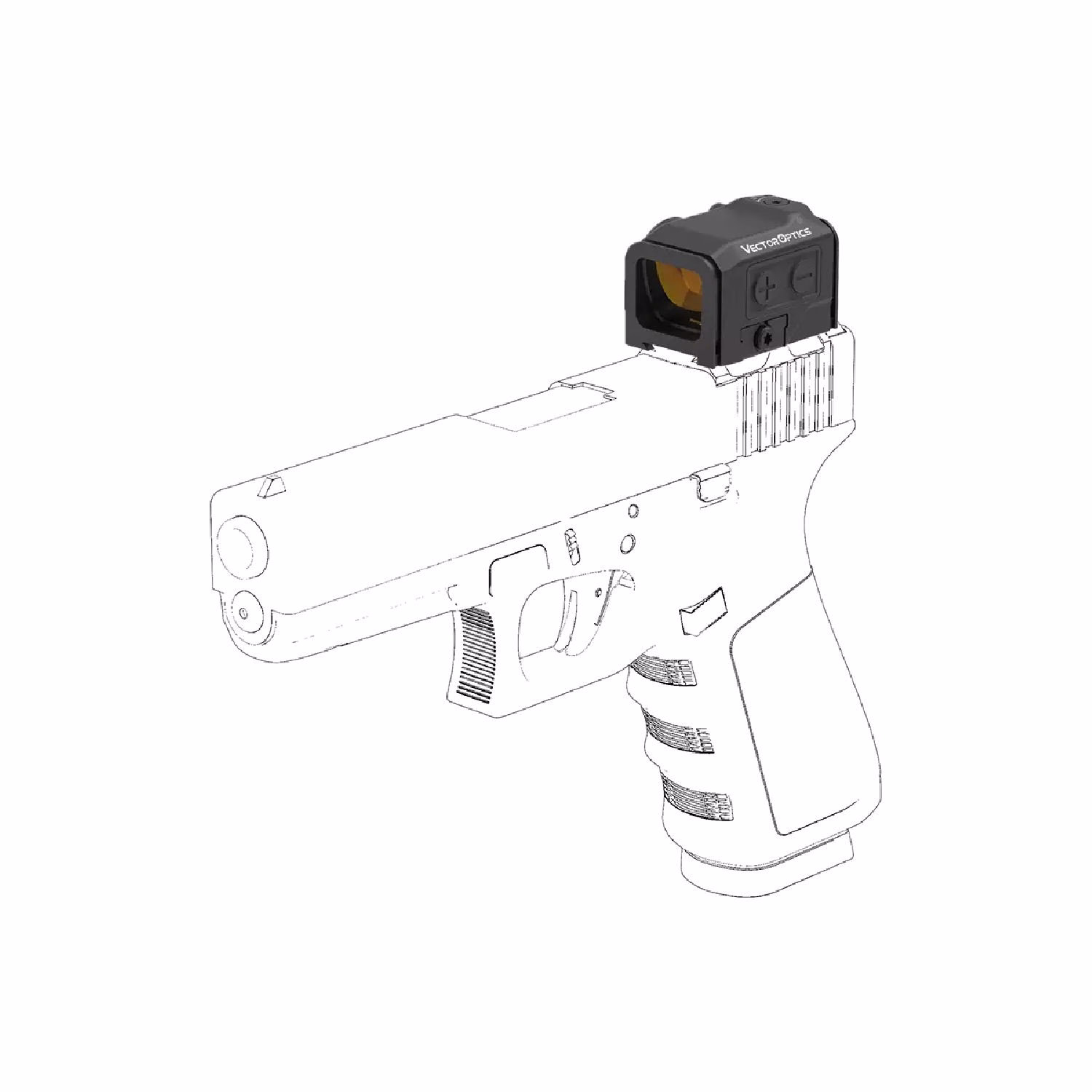 Vector Optics FRENZY PLUS 1X18X22 GENII 3MOA Auto ON/OFF Reddot Nişangah SCRD-75 - Görünüm 6
