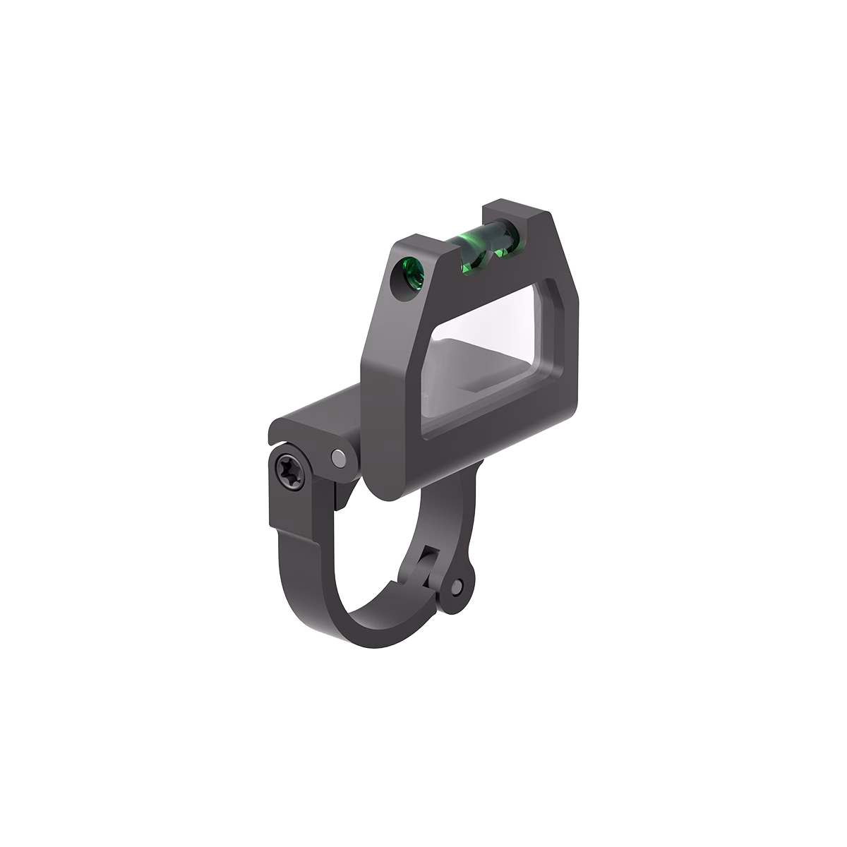X-ACCU 30mm Dürbün için KULE OKUYUCULU TERAZI Quick-flip Turret Mark Magnifier Mount Ring with Level Bubble SCTR-01 - Görünüm 2