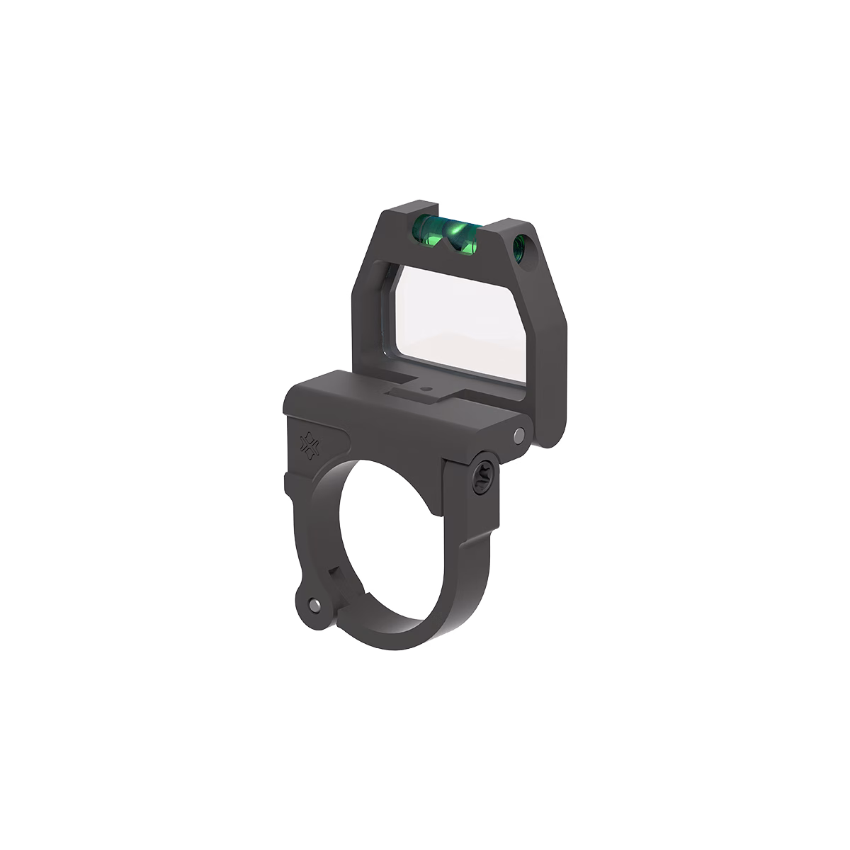 X-ACCU 30mm Dürbün için KULE OKUYUCULU TERAZI Quick-flip Turret Mark Magnifier Mount Ring with Level Bubble SCTR-01 - Görünüm 4