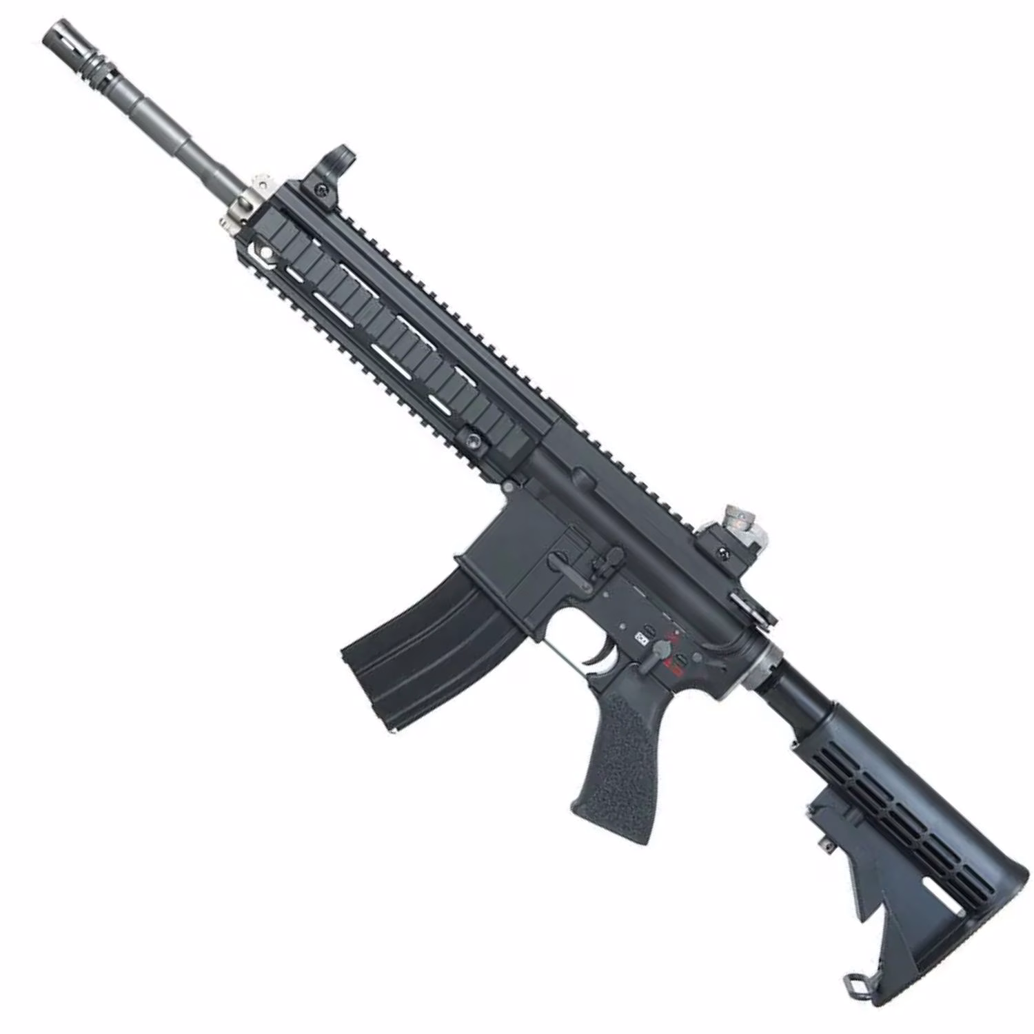 WE Airsoft HK416 Black Open Bolt (Gas Blowback) 4168 Airsoft GBB Tüfek - Görünüm 4