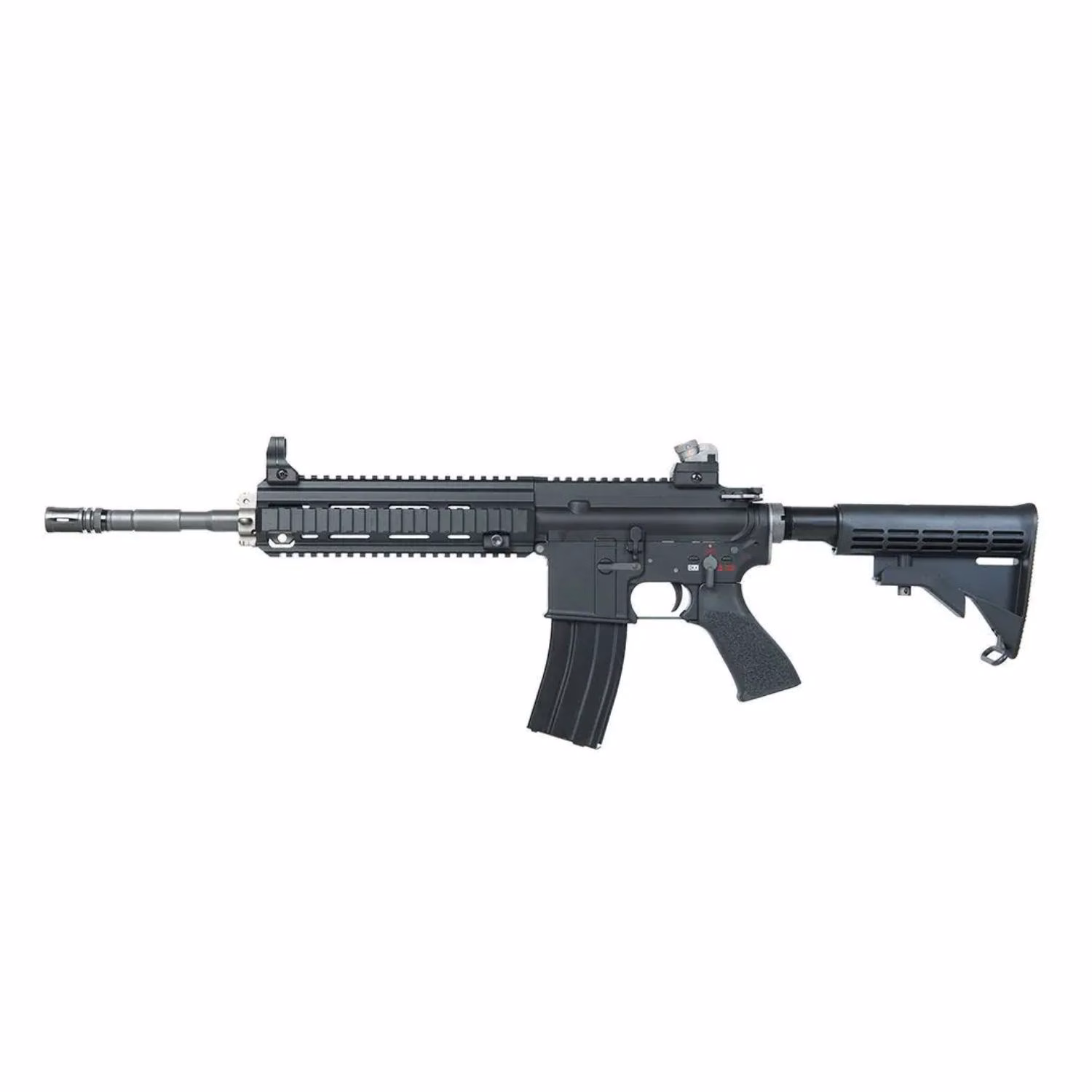 WE Airsoft HK416 Black Open Bolt (Gas Blowback) 4168 Airsoft GBB Tüfek - Görünüm 5