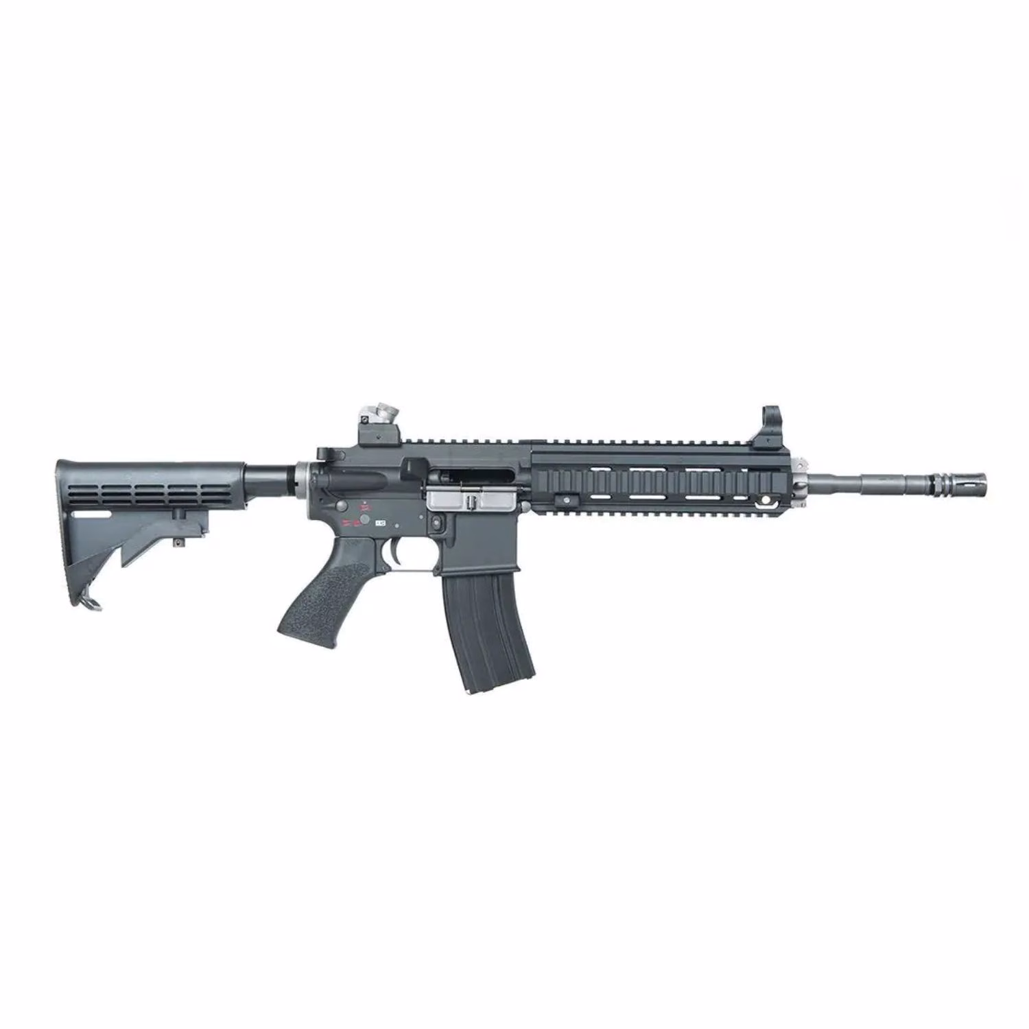 WE Airsoft HK416 Black Open Bolt (Gas Blowback) 4168 Airsoft GBB Tüfek - Görünüm 6